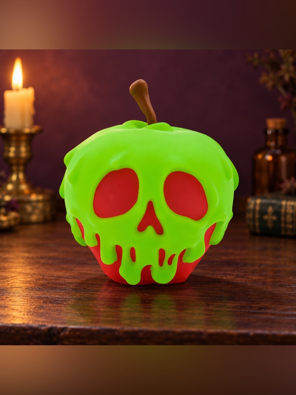 Disney Parks - Snow White Poisoned Apple Tabletop Light - Halloween Villians